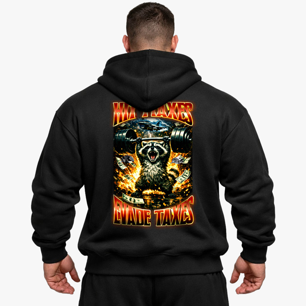 Faderland overdimensioneret (backprint) hættetrøje