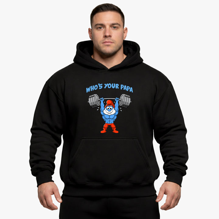 Faderland overdimensioneret (backprint) hættetrøje