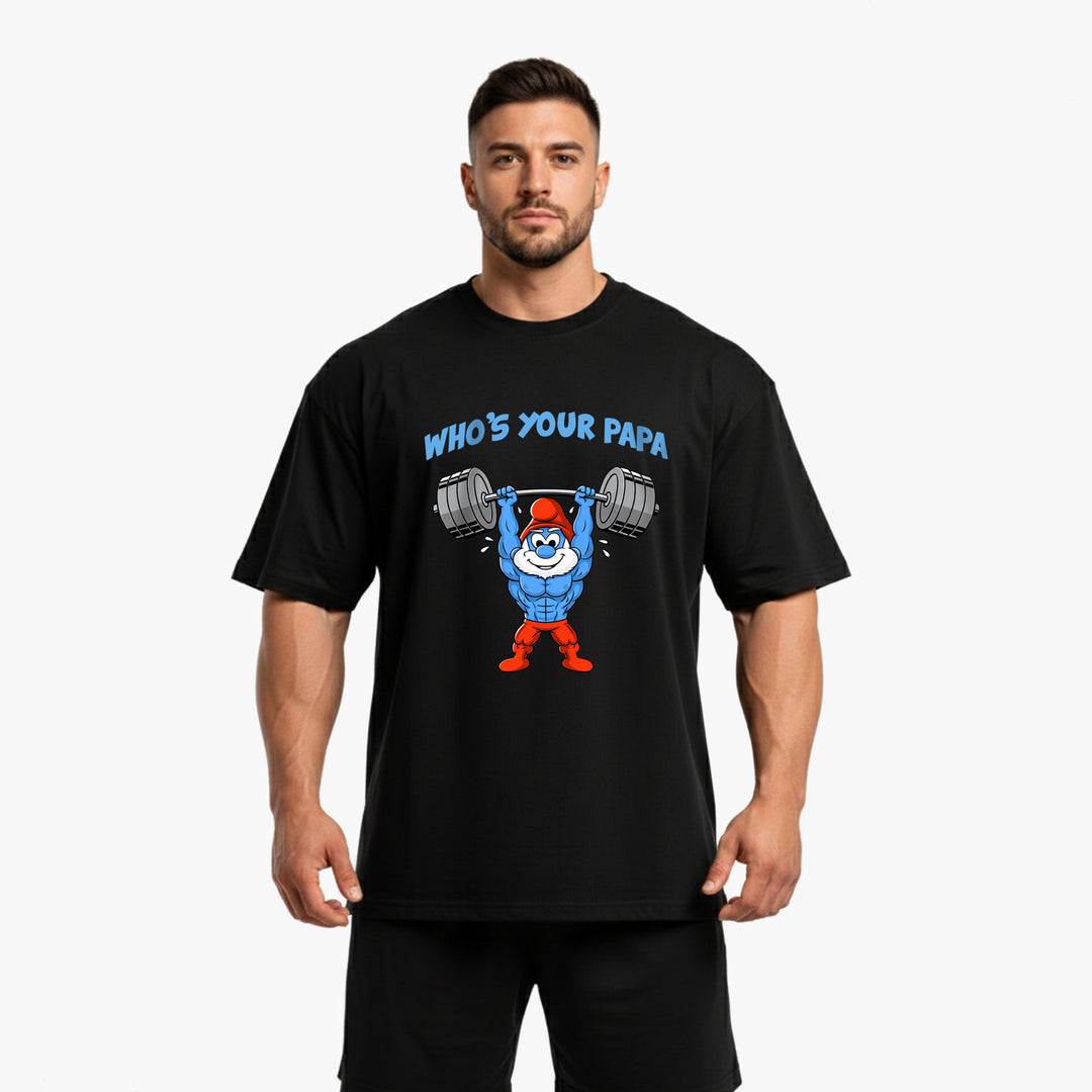 Faderland overdimensioneret (backprint) shirt