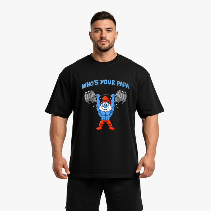 Faderland overdimensioneret (backprint) shirt