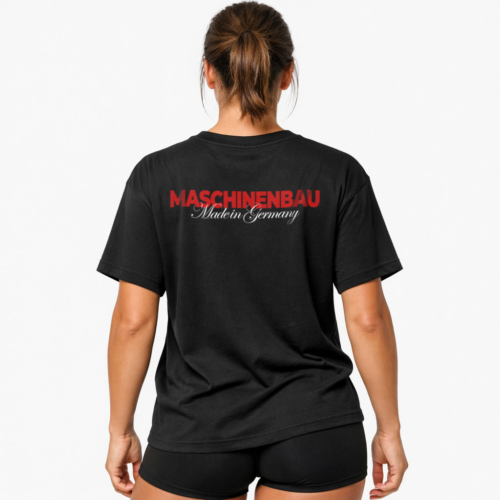 Maskinteknik overdimensioneret (backprint) shirt
