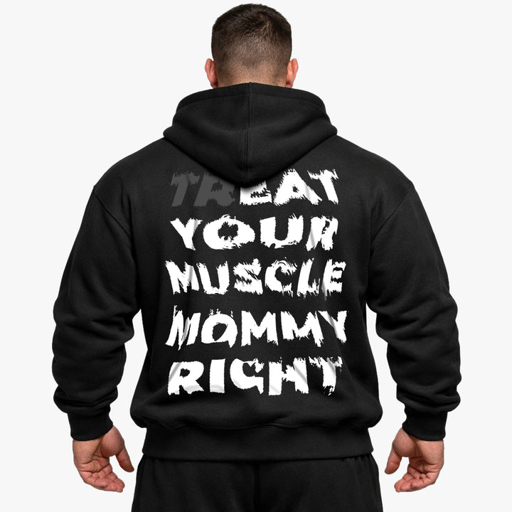 Muscle Mommy (Backprint) Overszied Hoodie
