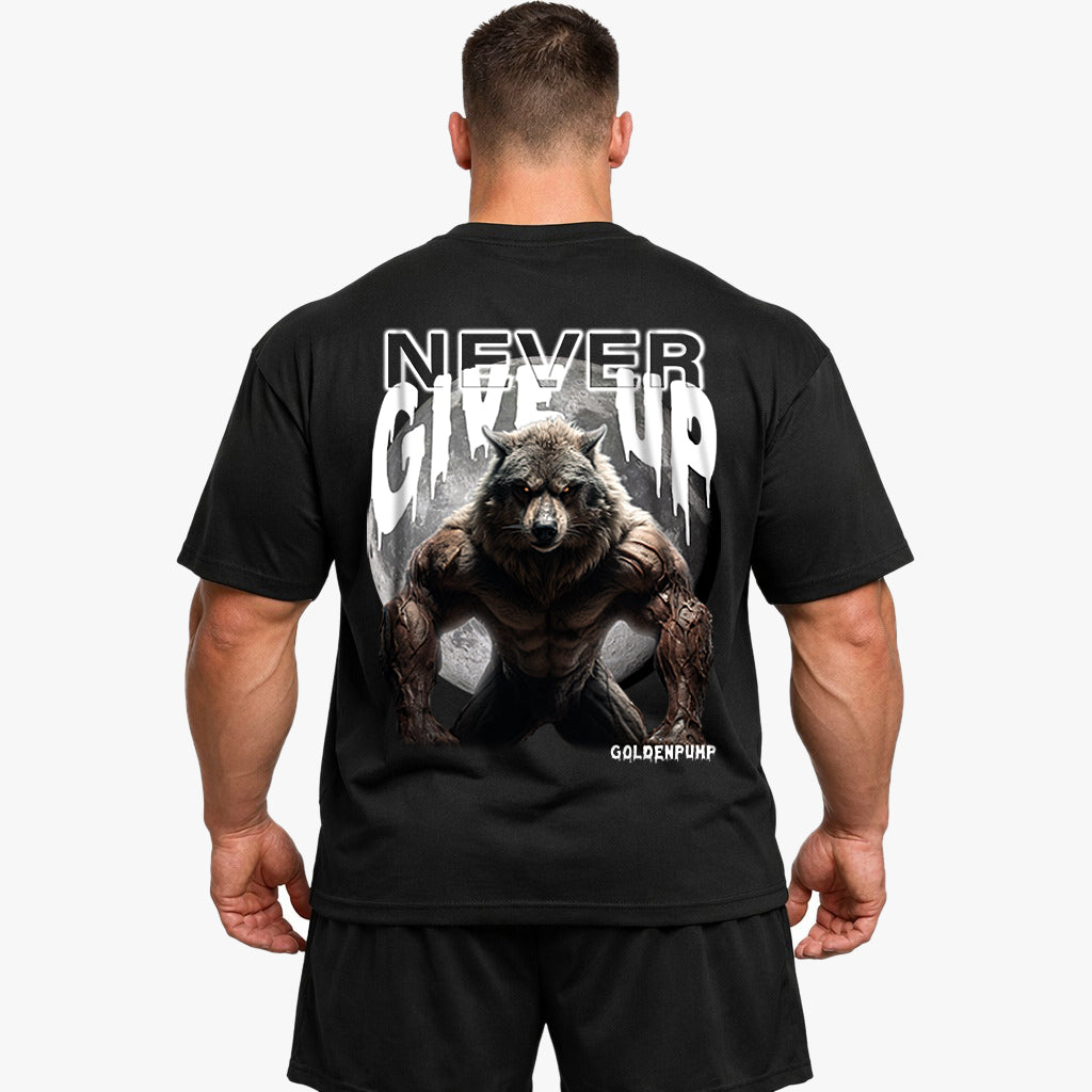 Never (Backprint) Oversized Shirt