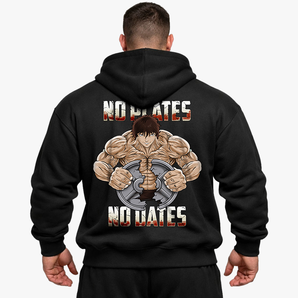 No Plates,no dates Oversized (Backprint) Hoodie