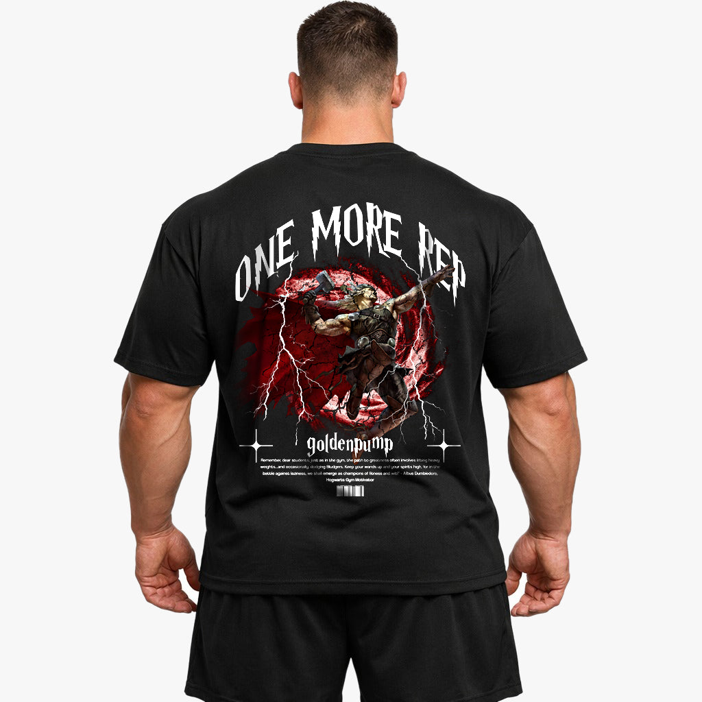 One more rep Oversized (Backprint) Shirt