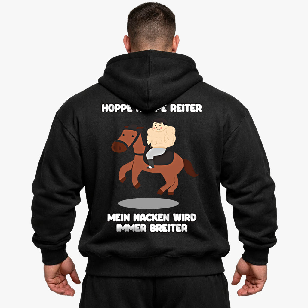 Rider overdimensioneret (backprint) hættetrøje