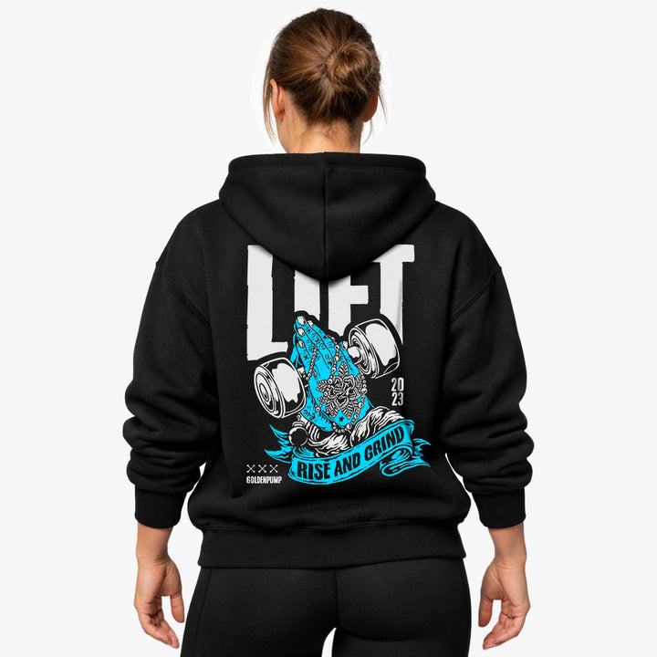 Rise and grind Oversized Hoodie