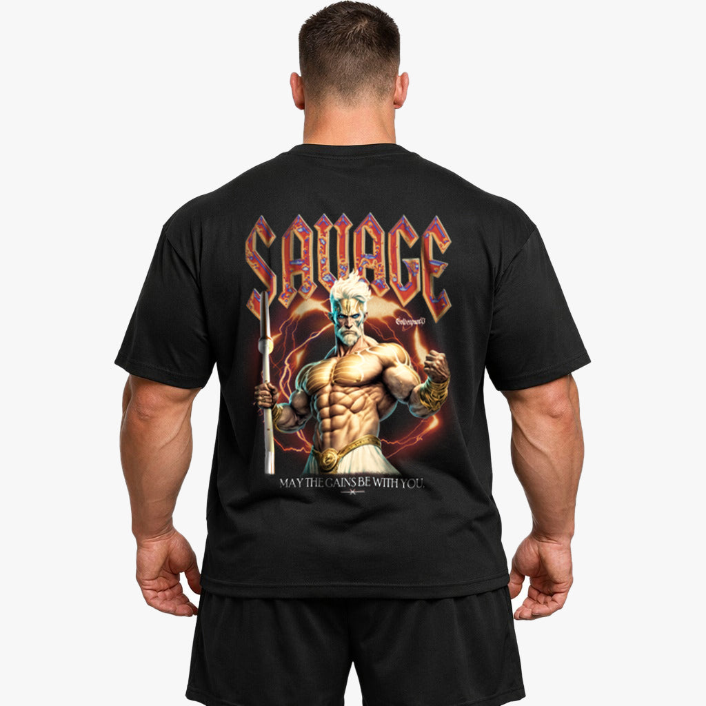 Savage (Backprint) Oversized Shirt