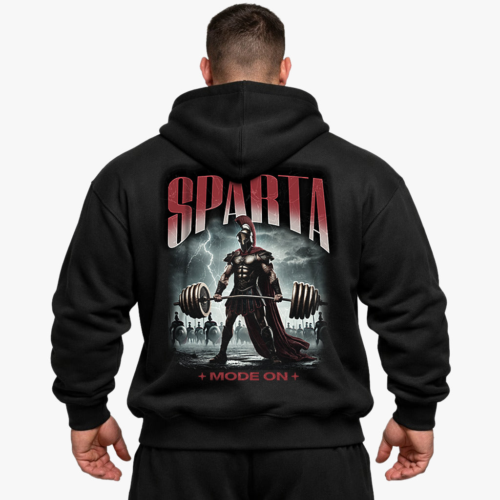 Sparta overdimensioneret (backprint) hættetrøje