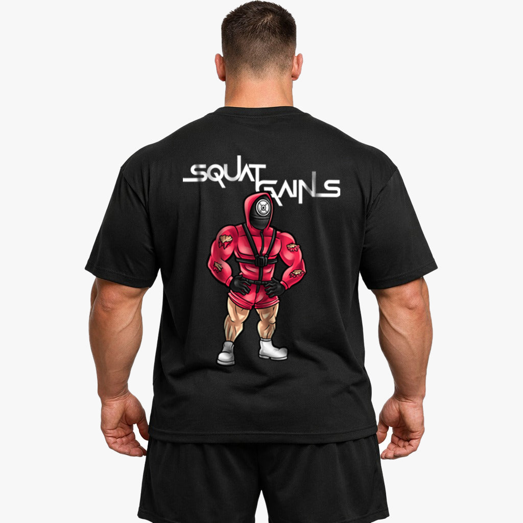 Squat Gains (Backprint) Oversized Shirt