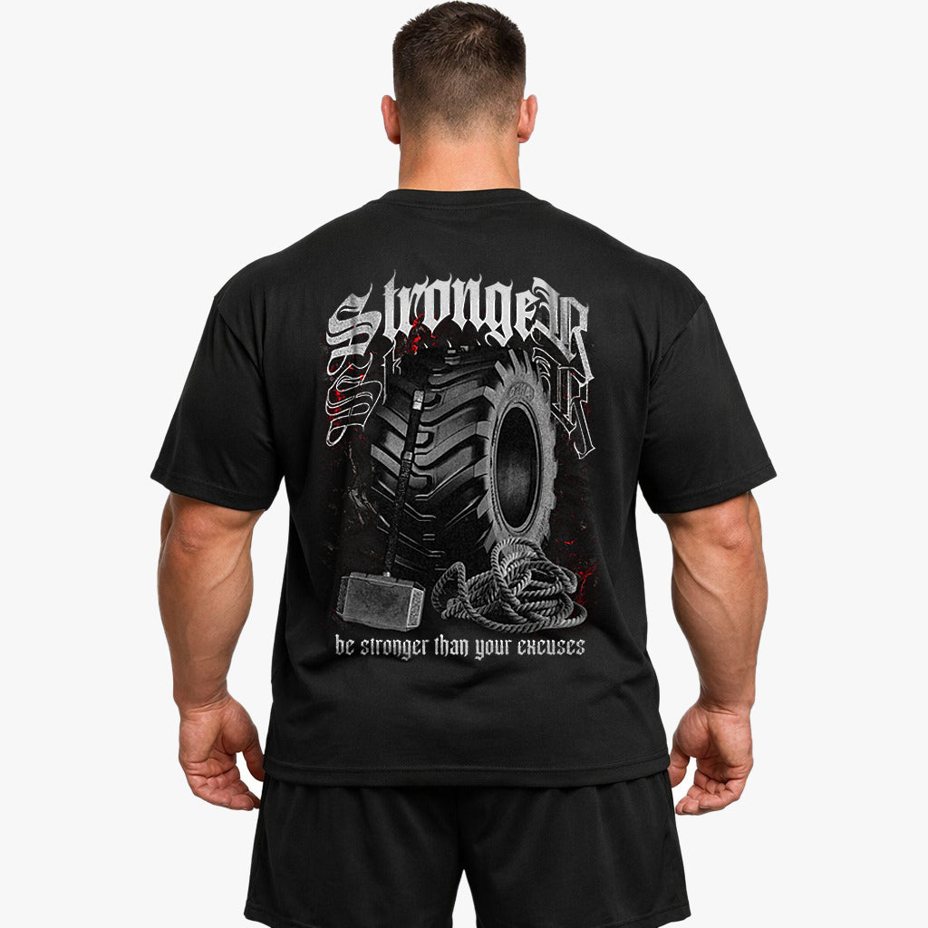 Stærkere overdimensioneret (backprint) shirt