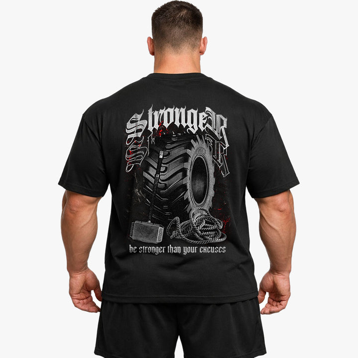 Stærkere overdimensioneret (backprint) shirt