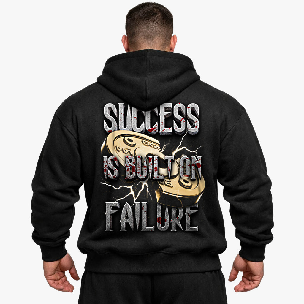 Succes er bygget på fiasko overdimensioneret (backprint) hættetrøje