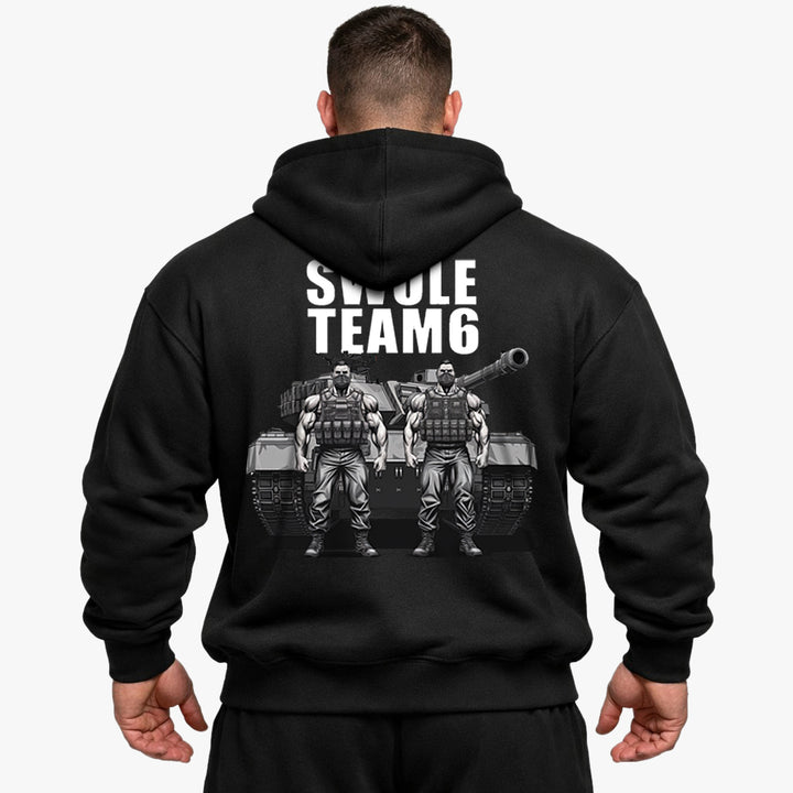 Swole Team 6 Oversized (Back Print) Hoodie