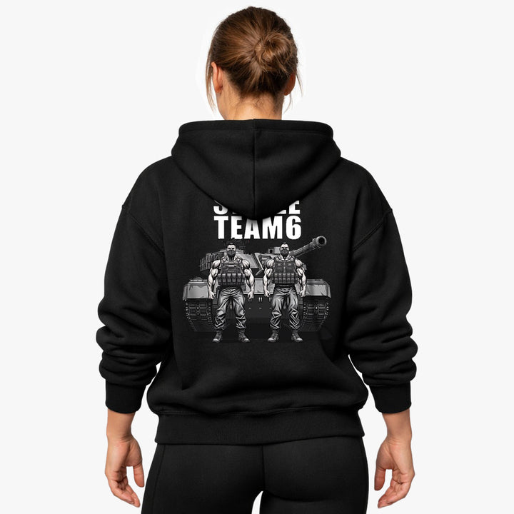 Swole Team 6 Oversized (Back Print) Hoodie