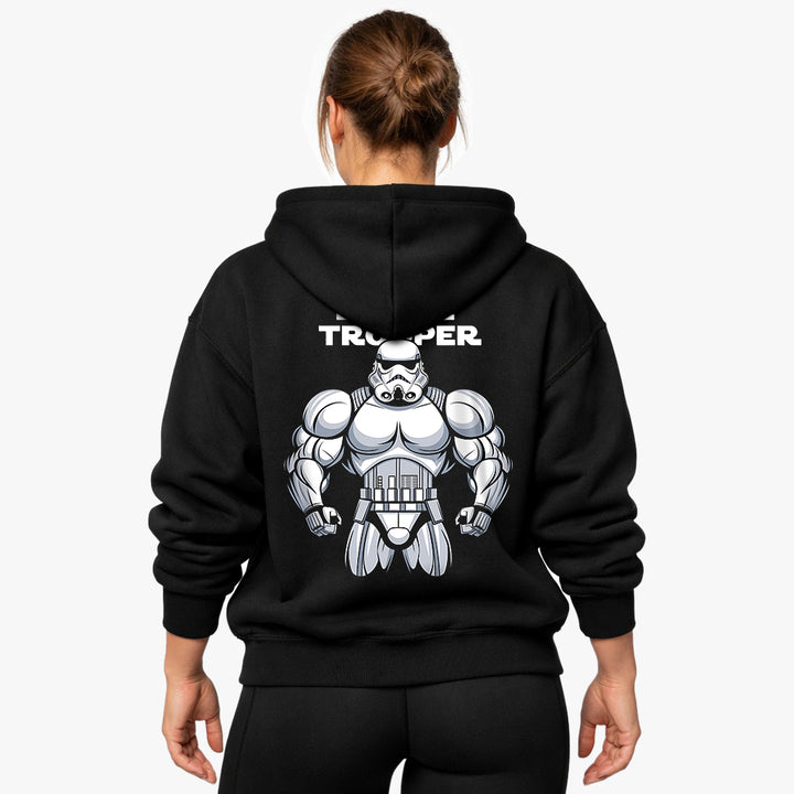 Swole Trooper store (backprint) hættetrøje