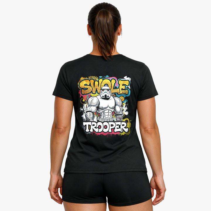 Swole Trooper (backprint) T-shirt