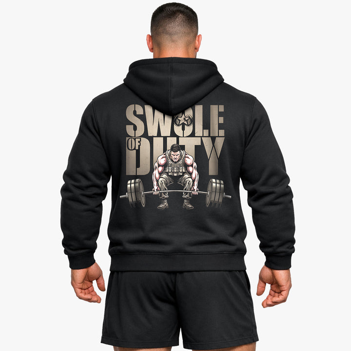 Swole of Duty (V2) (backprint) hættetrøje