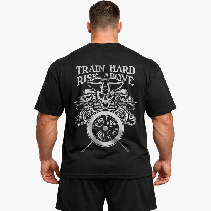Train Hard (Backprint) Oversized Shirt