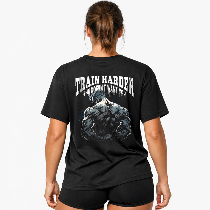 Train Harder (Backprint) Oversize Blast