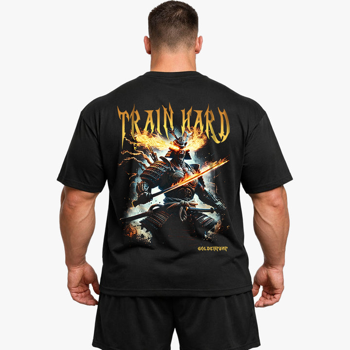 Train hard Oversized (Backprint) Shirt