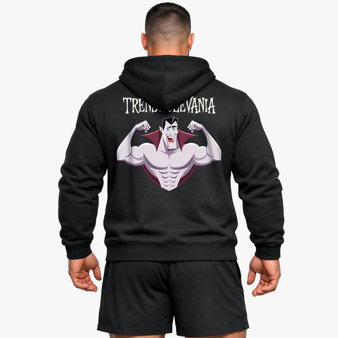 Sudadera con capucha Trenswolevania(V2) (espalda)
