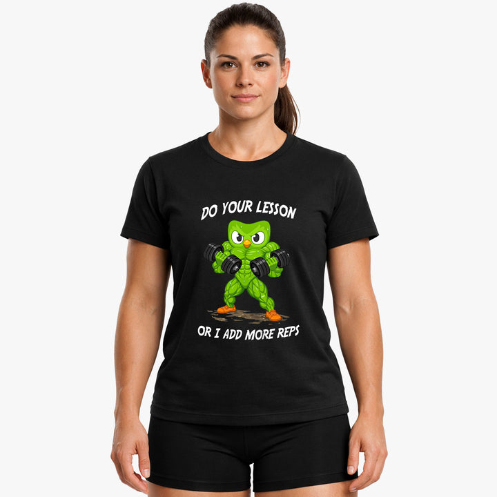 Arbejd hårdere (backprint) T-shirt