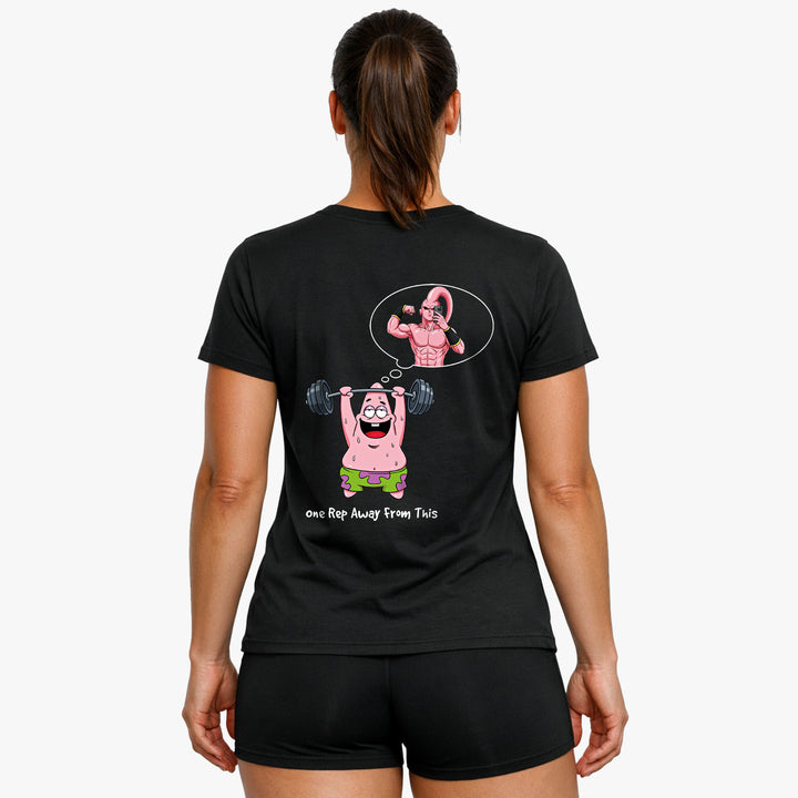 Arbejd hårdere (backprint) T-shirt