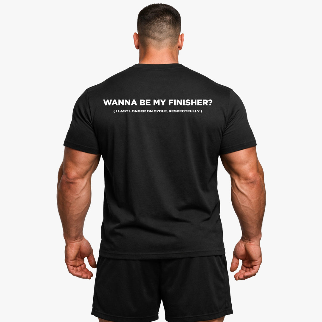 Arbejd hårdere (backprint) T-shirt