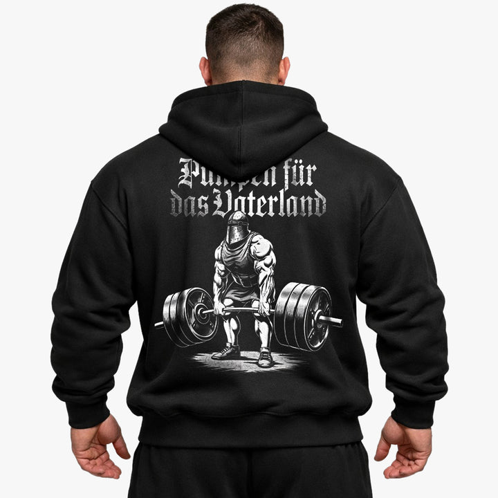 Faderland overdimensioneret (backprint) hættetrøje