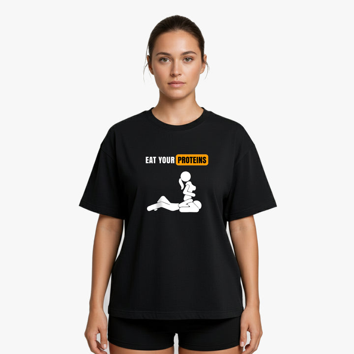 Faderland overdimensioneret (backprint) shirt