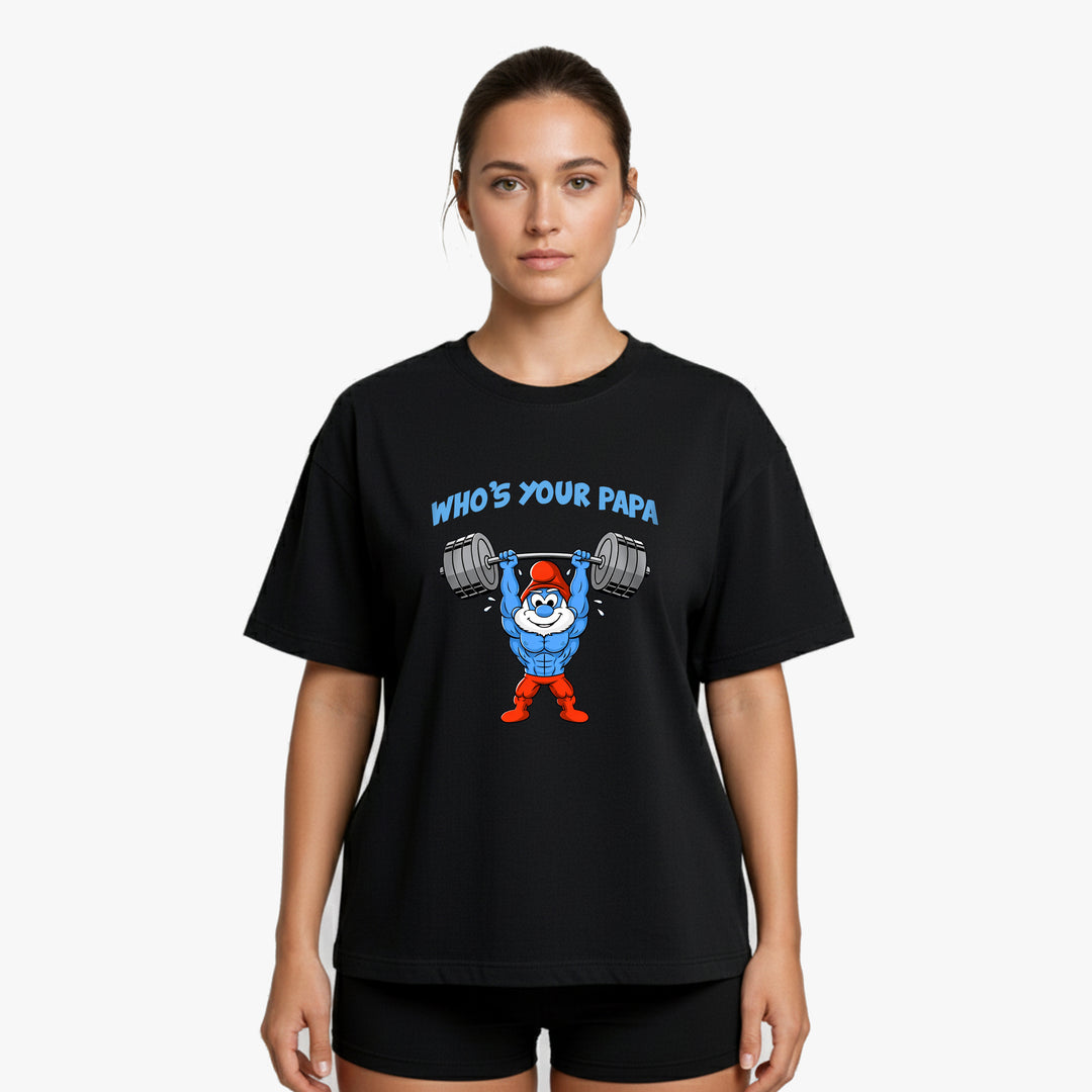 Faderland overdimensioneret (backprint) shirt