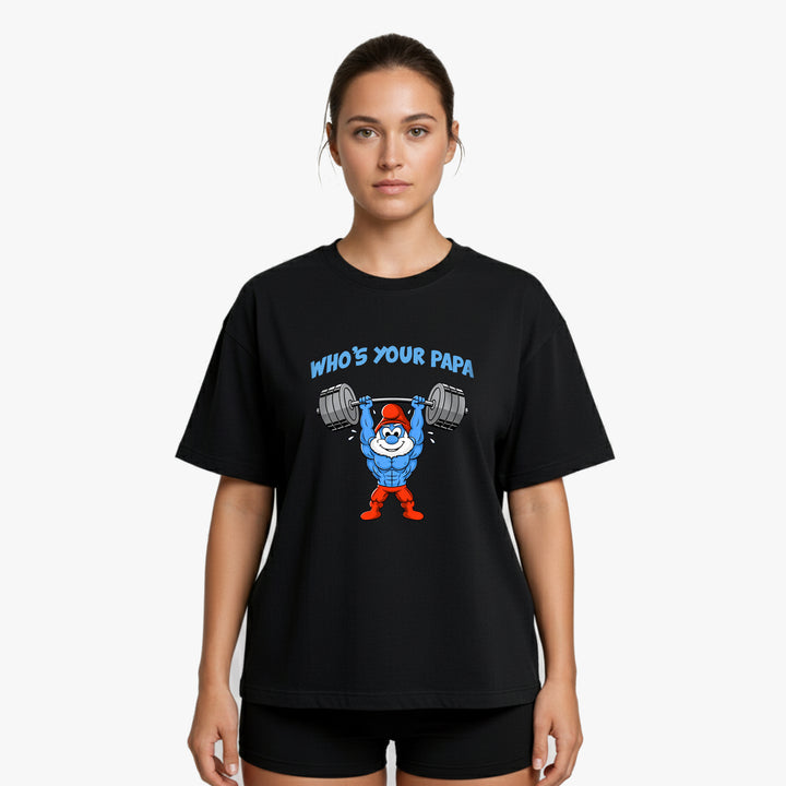 Faderland overdimensioneret (backprint) shirt