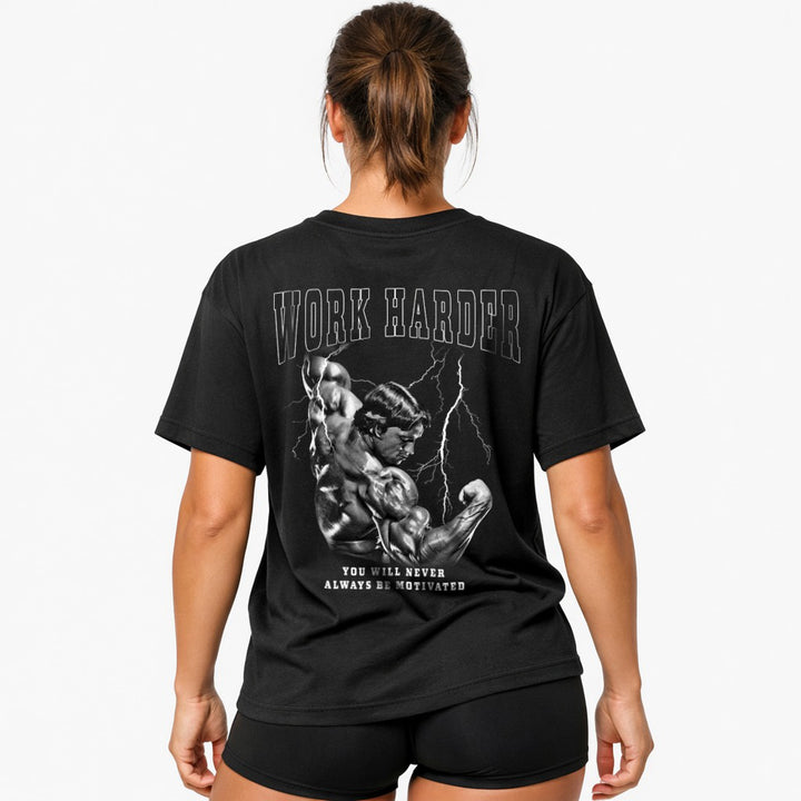 Work harder (Backprint) Oversize Blast