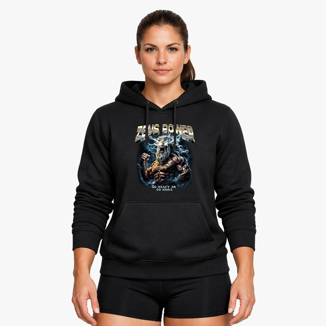 Zeus Hoodie mit Taschendruck