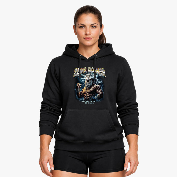 Zeus Hoodie mit Taschendruck