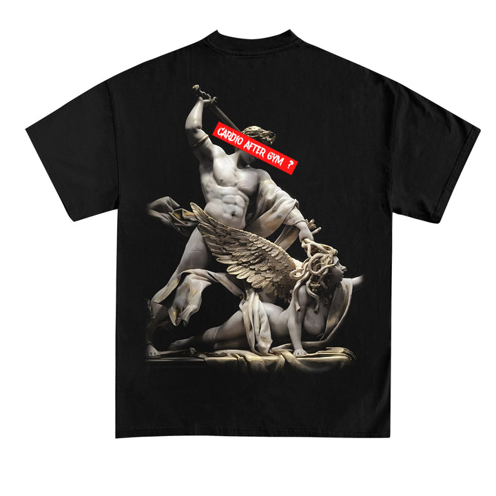 Cardio efter gymnastiksal (backprint) shirt