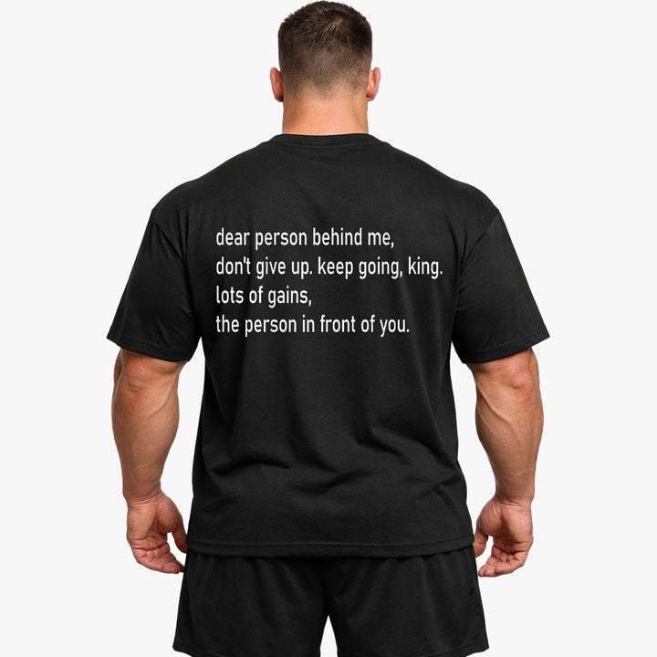 gains,(Backprint) Oversized Shirt