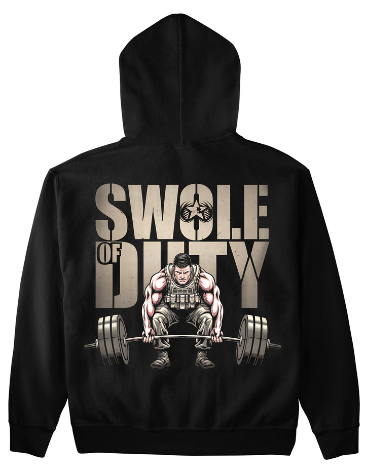 Swole of Duty (V2) (backprint) hættetrøje