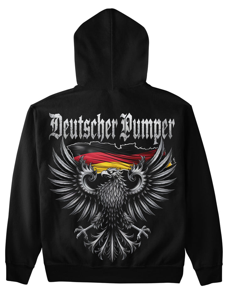 Tysk pumper (backprint) hættetrøje