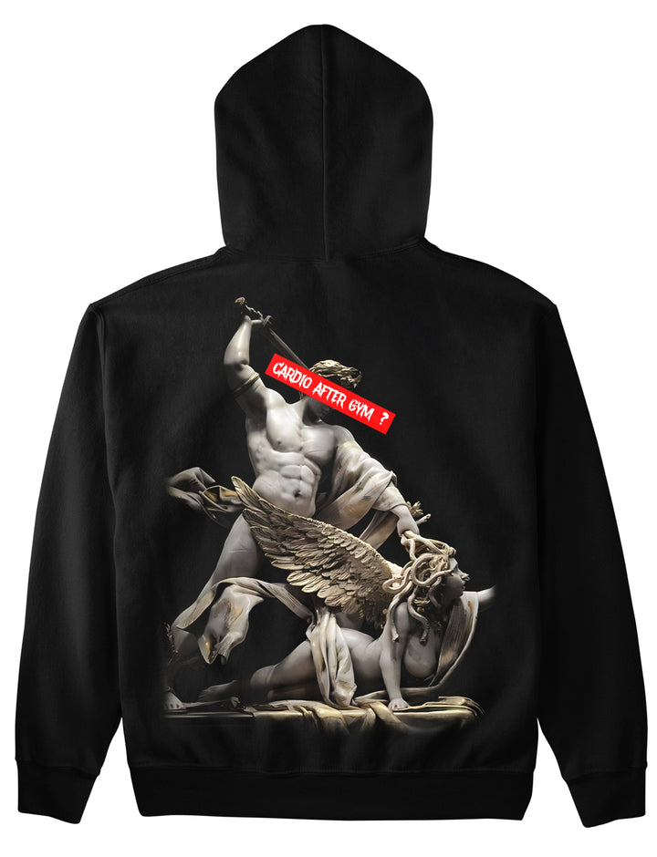 Cardio efter gymnastiksal (backprint) hættetrøje