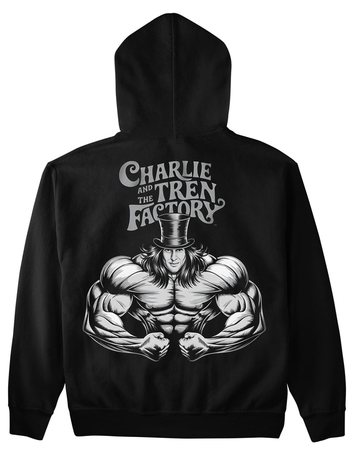 Charlie og Tren Factory (Backprint) Hoodie