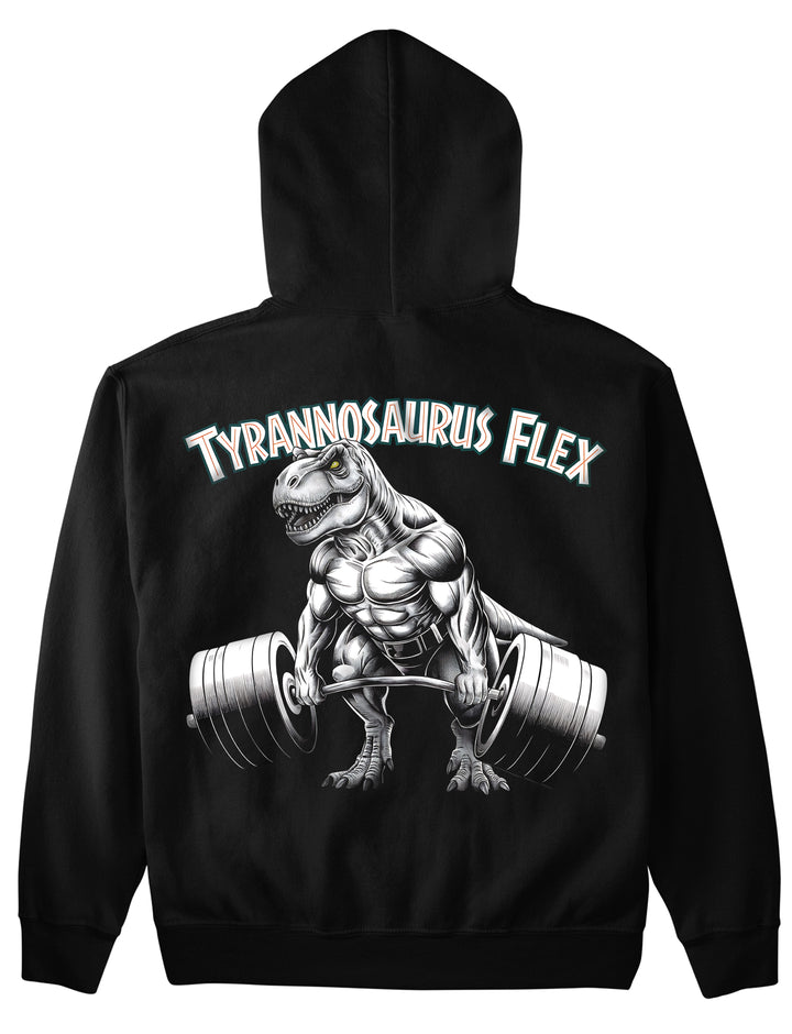 Tyrannosaurus Flex (Backprint) hættetrøje