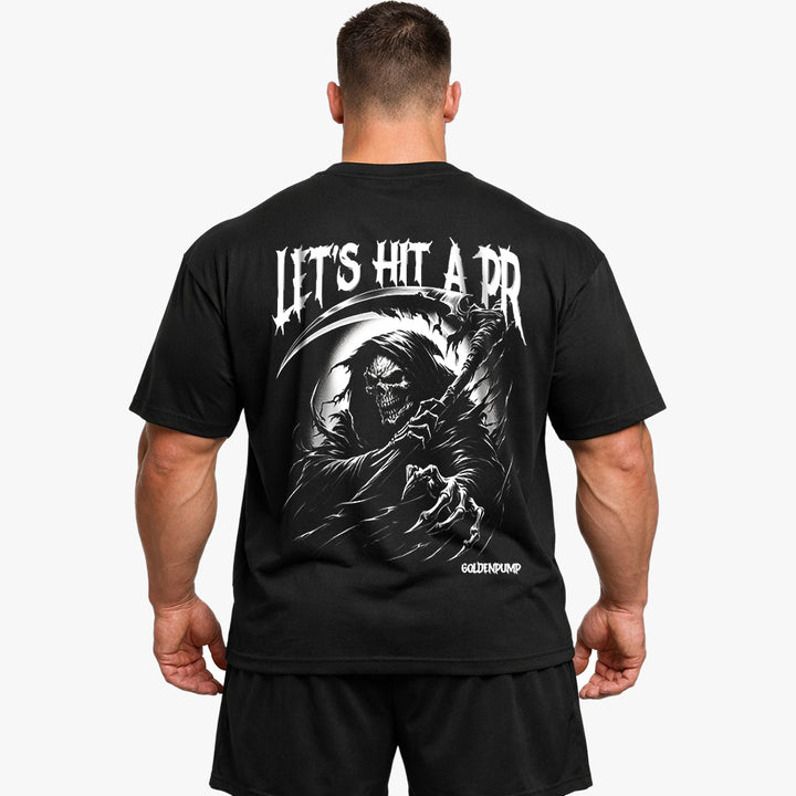 lets hit a pr Oversized (Backprint) Shirt