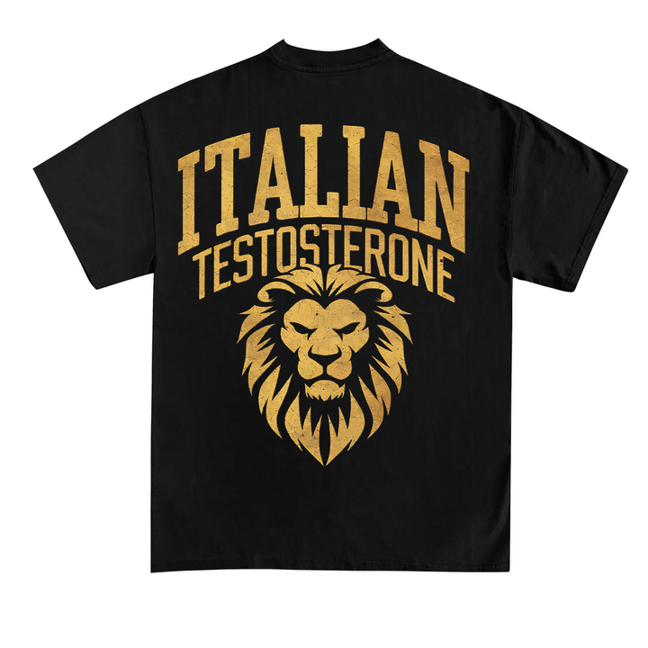 Italiensk testosteron (backprint) T-shirt