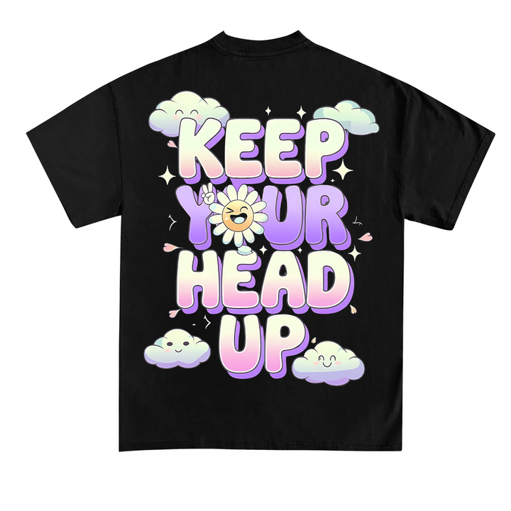 Hold dit hoved op (backprint) T-shirt