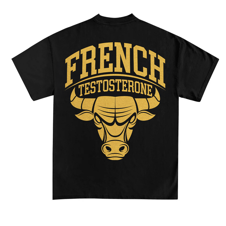 Fransk testosteron (backprint) T-shirt
