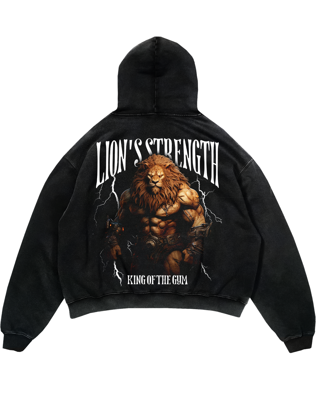 Lion's Strength Oversized Hoodie