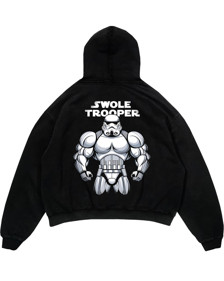 Swole Trooper store (backprint) hættetrøje