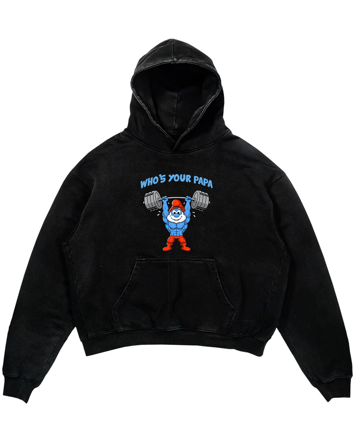 Faderland overdimensioneret (backprint) hættetrøje
